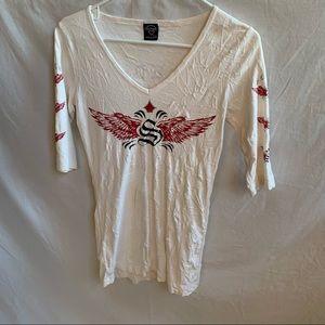 Sledge cream colored top